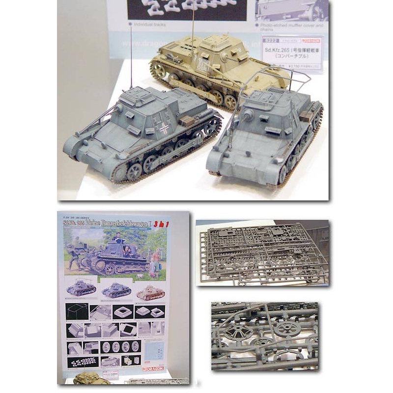 1/35 Sd.Kfz.265 Kleiner Panzer I 3 in 1