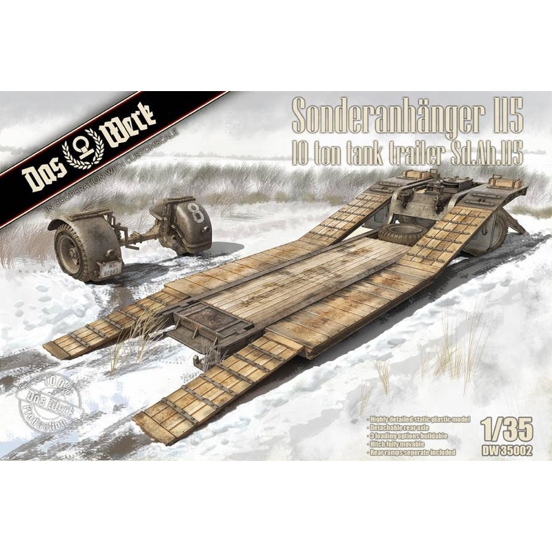 1/35 Sonderanhaenger 115 10 Ton Tank Trailer Sd.Anh. 115 Trailer