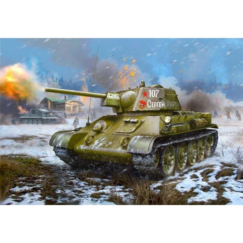 1/35 T-34/76 183 Factory, w/Gaika Turret, Late 1942 Production.