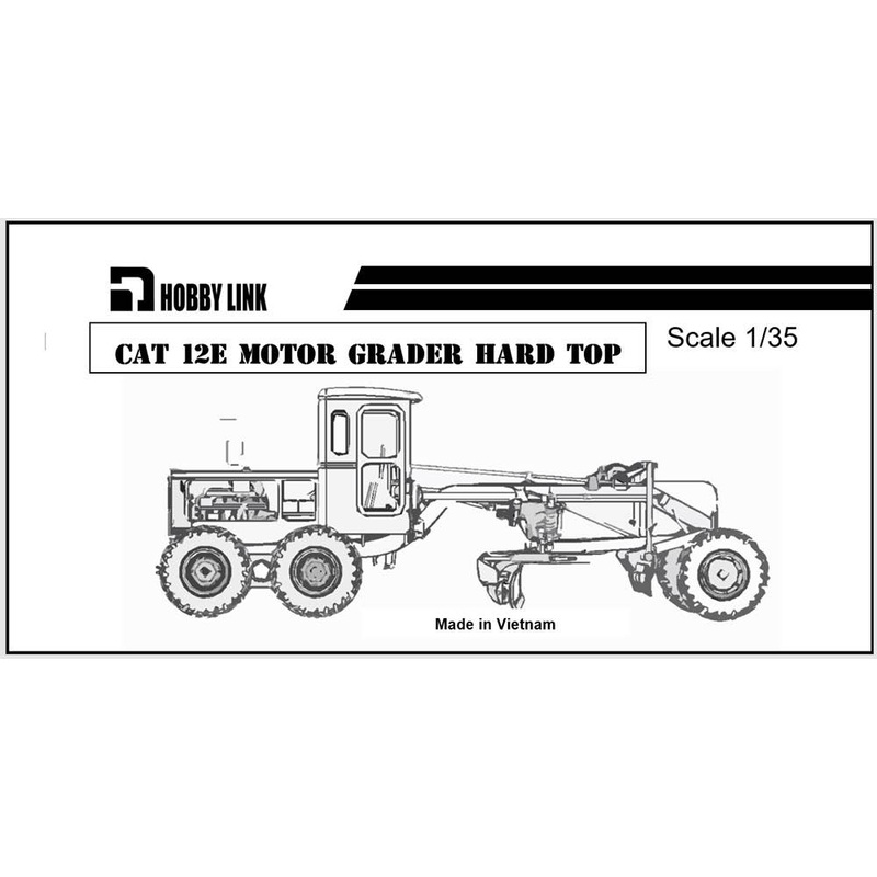 1/35 U.S. CAT12E Motor Grader Hardtop Full Kit