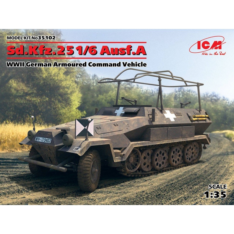 Sd.Kfz.251/6 Ausf.A, WWII German Armoured Command Vehicle