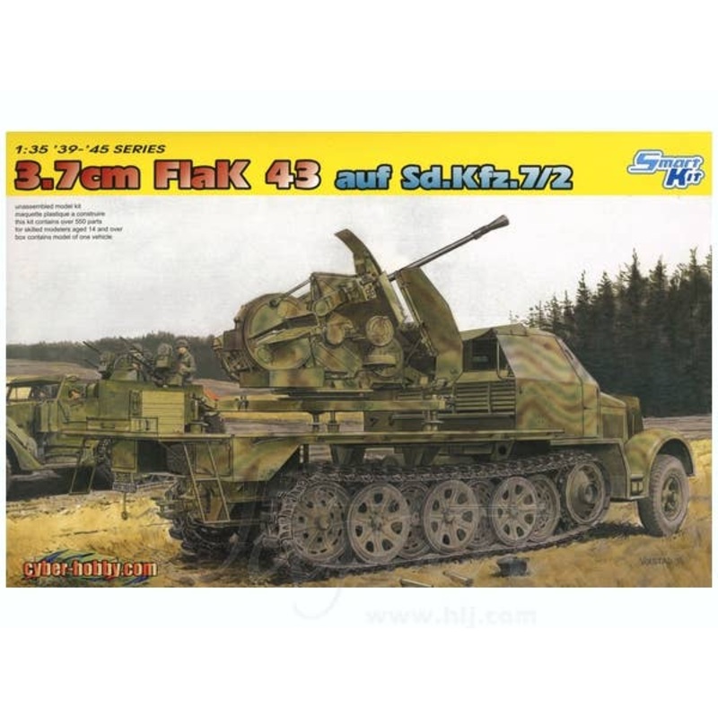 1/35 3.7cm FlaK 43 auf Sd.Kfz.7/2