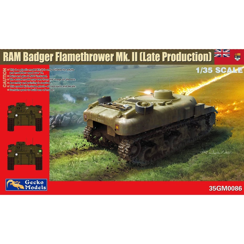 1/35 Canadian Badger Flamethrower Ram Mk.II (Late Production)