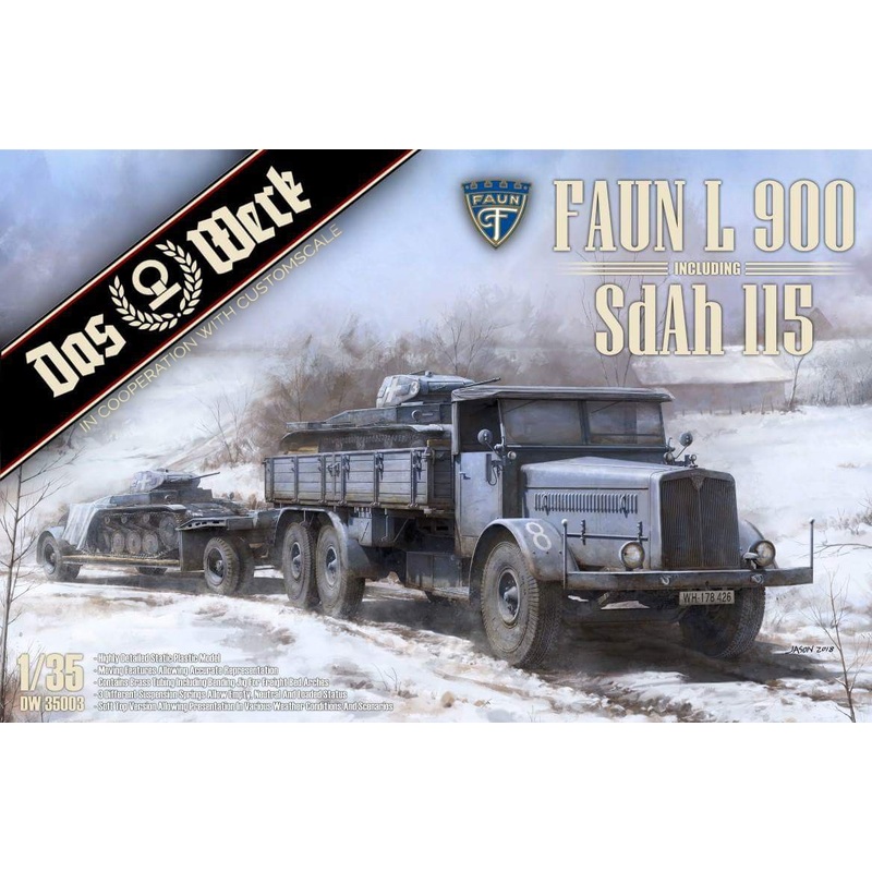 1/35 Faun L900 incl. SdAh 115