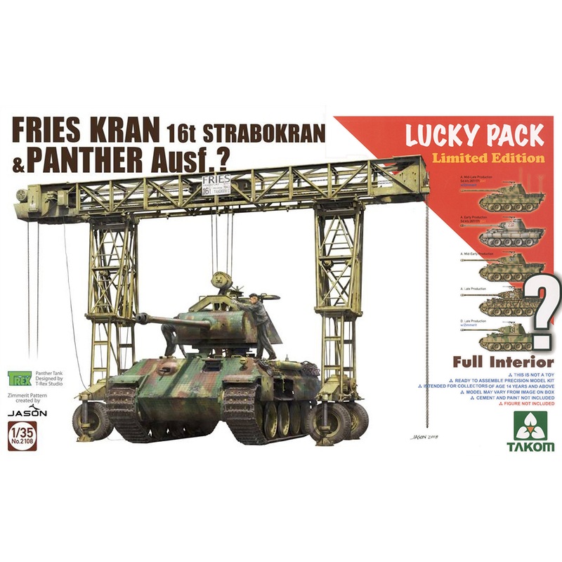 1/35 Fries Kran 16t Strabokran + Panther Ausf. ?