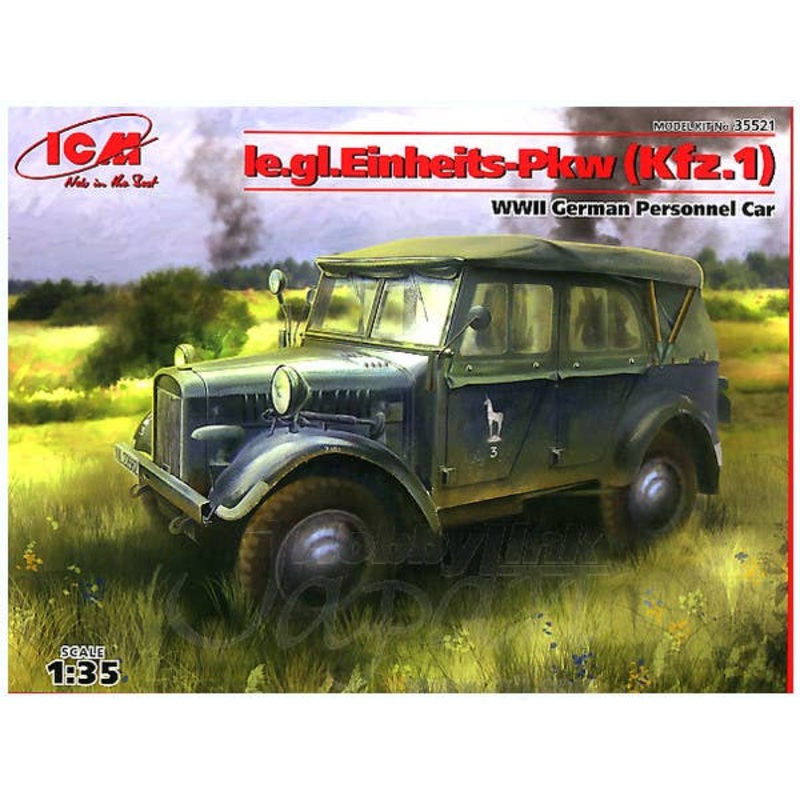 1/35 le.gl. Einheits-Pkw (Kfz.1) WWII German Personnel Car