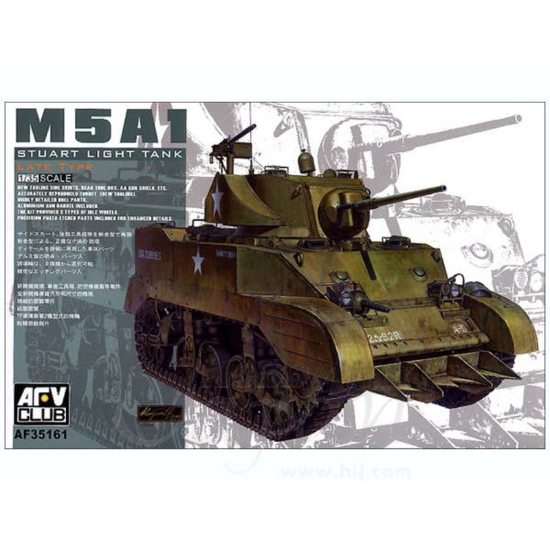1/35 M5A1 Stuart Light Tank Late Type
