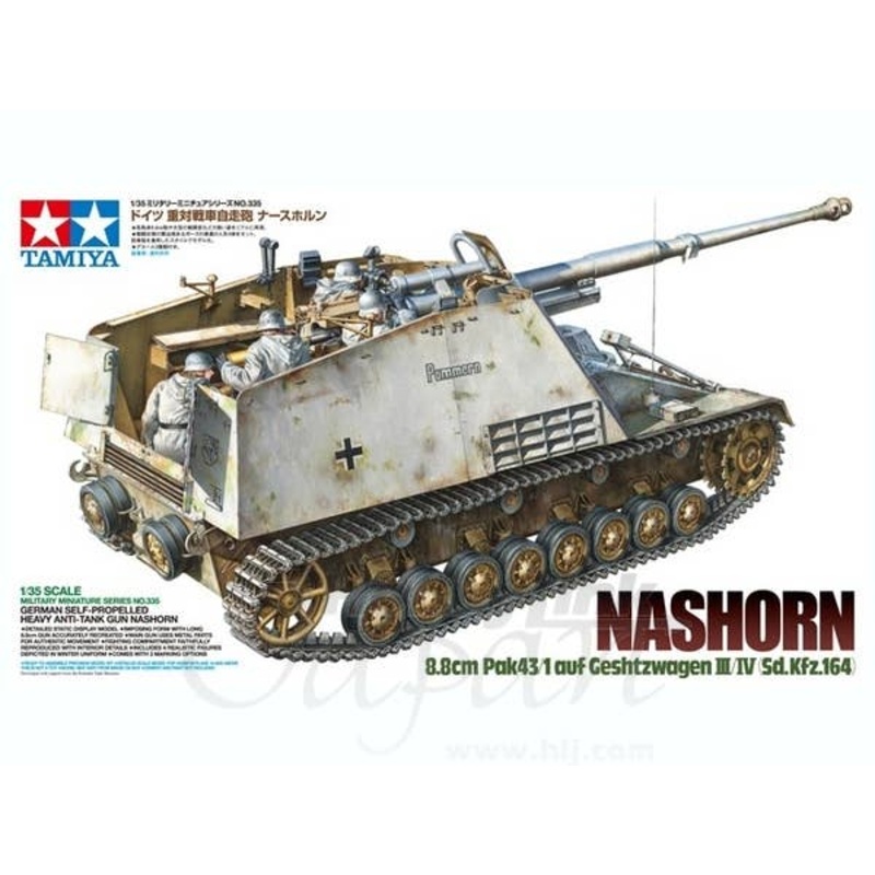 1/35 Nashorn 8.8cm Pak43/1 auf Geshtzwagen III/IV (Sd.Kfz.164)