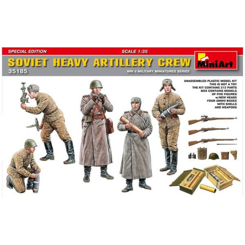 1/35 Soviet Heavy Artillery Crew
