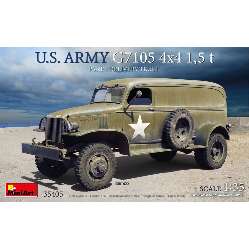 1/35 U.S. Army G7105 4x4 1,5 t Panel Delivery Truck