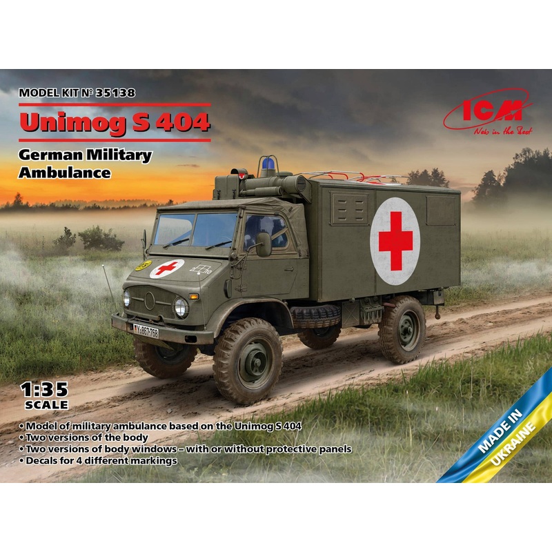 1/35 Unimog S404 German Military Ambulance