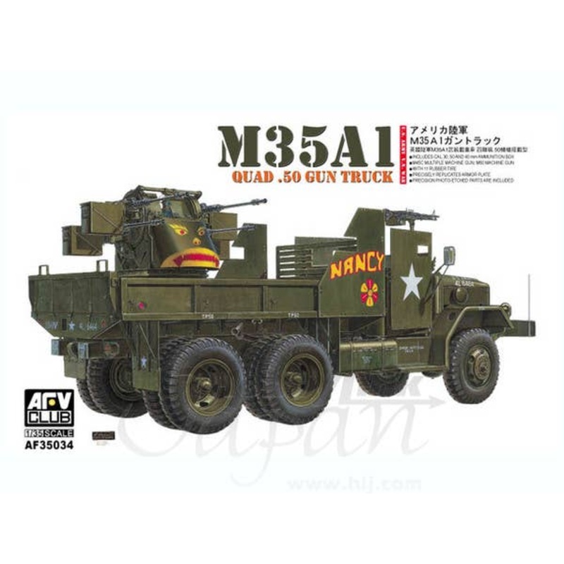 1/35 US M35A1 Quad-.50 Gun Truck