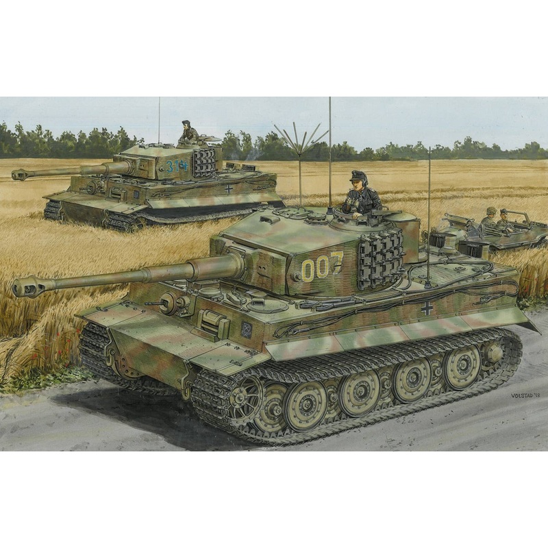 1/35 WWII German Army Tiger I Late Production Wittmann's Last Tiger w/ Magic Track