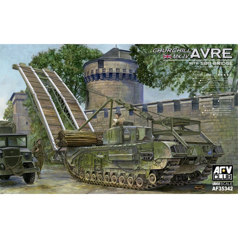 1/35 Churchill Mk.IV AVRE Combat Engineering Vehicle w / SBG Bridge