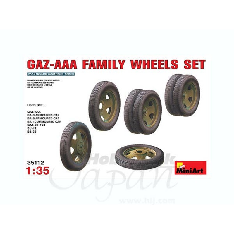 1/35 GAZ-AAA Family Wheels Set