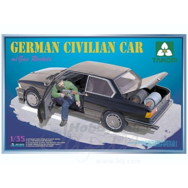 1/35 German Civilian Car with Gas Rockets