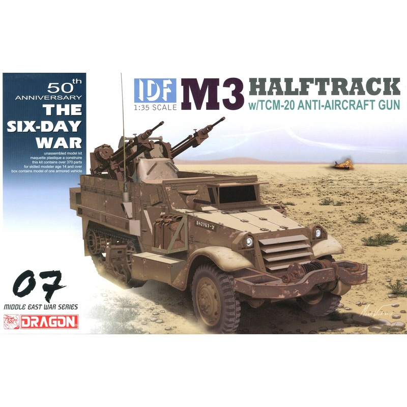 1/35 IDF M3 Halftrack w/TCM-20 Anti-Aircraft Gun