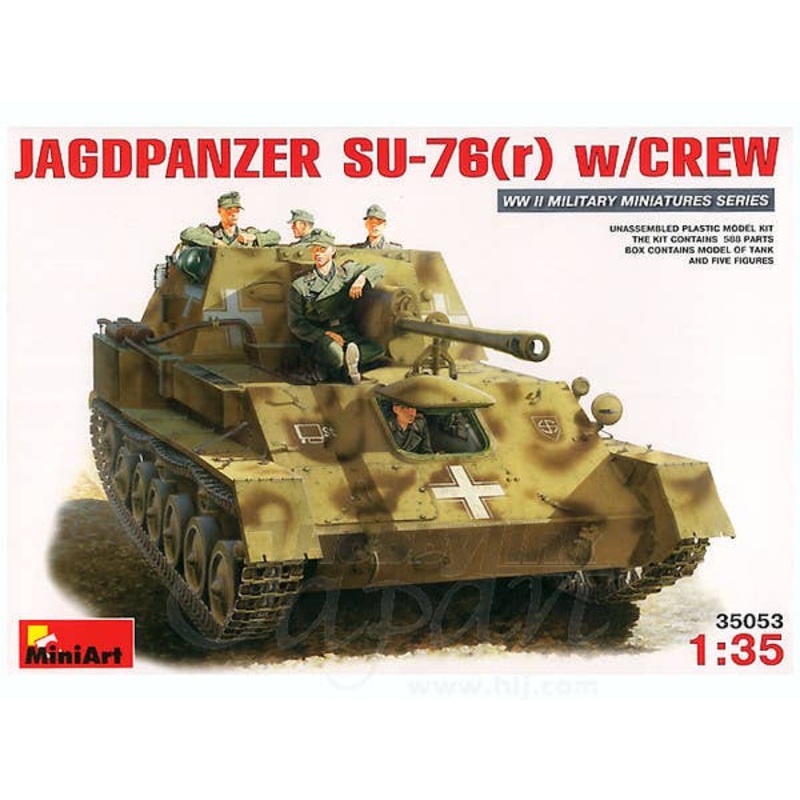 1/35 Jagdpanzer SU-76(r) w/Crew