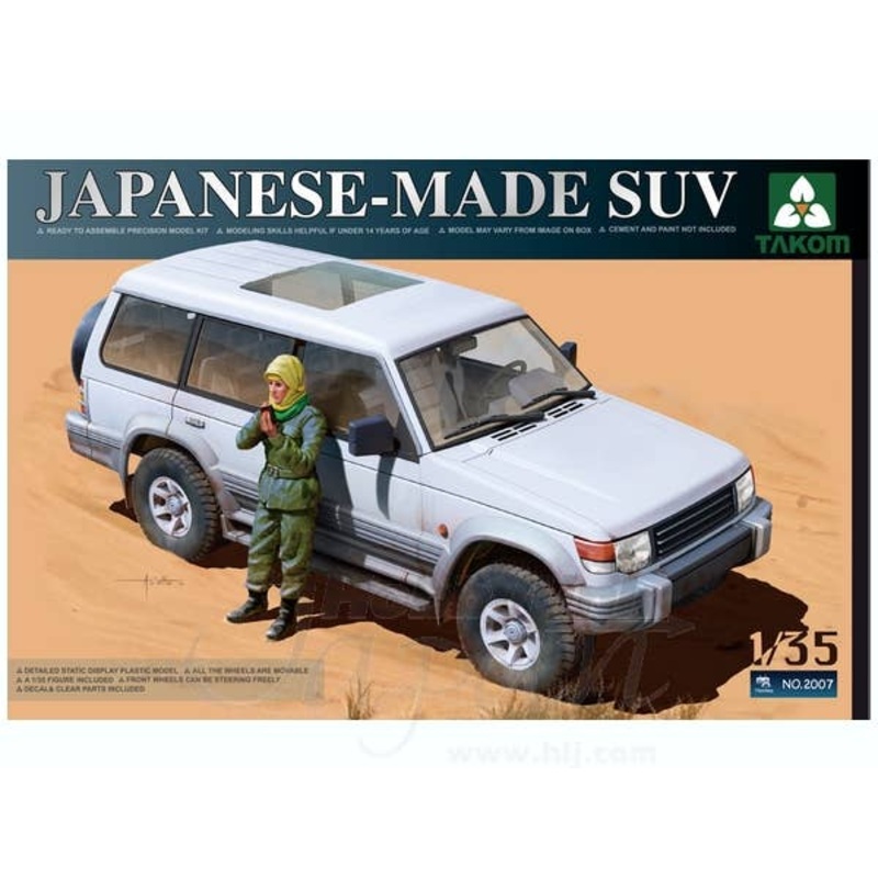 1/35 Japanese Made SUV w/ Militia Figure