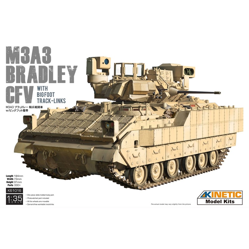 1/35 M3A3 Bradley CFV with Big Foot Track-links