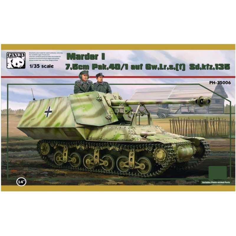 1/35 Marder I 7.5cm Pak.40/1 auf Gw.Lr.s.(f) Sd.kfz.135