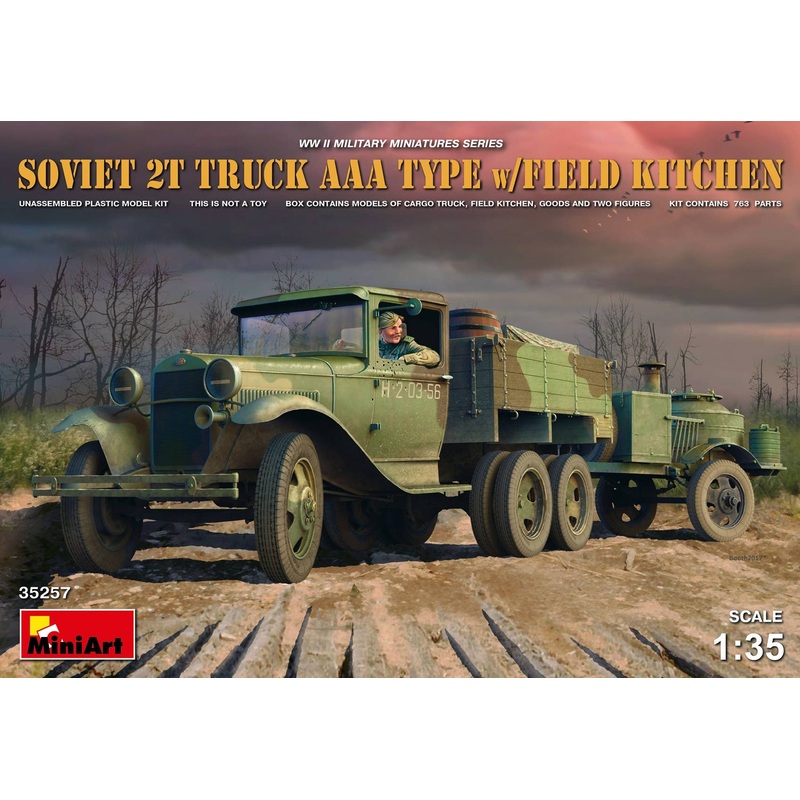 1/35 Soviet 2T Truck AAA Type w/Field Kitchen