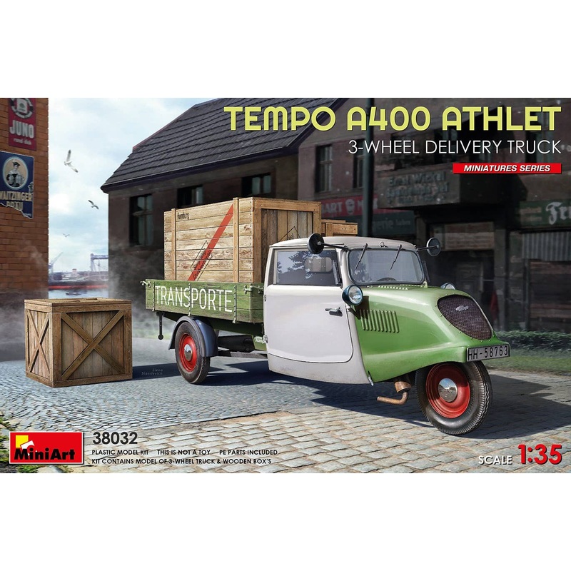 1/35 Tempo A400 Athlete 3 Wheel Delivery Truck