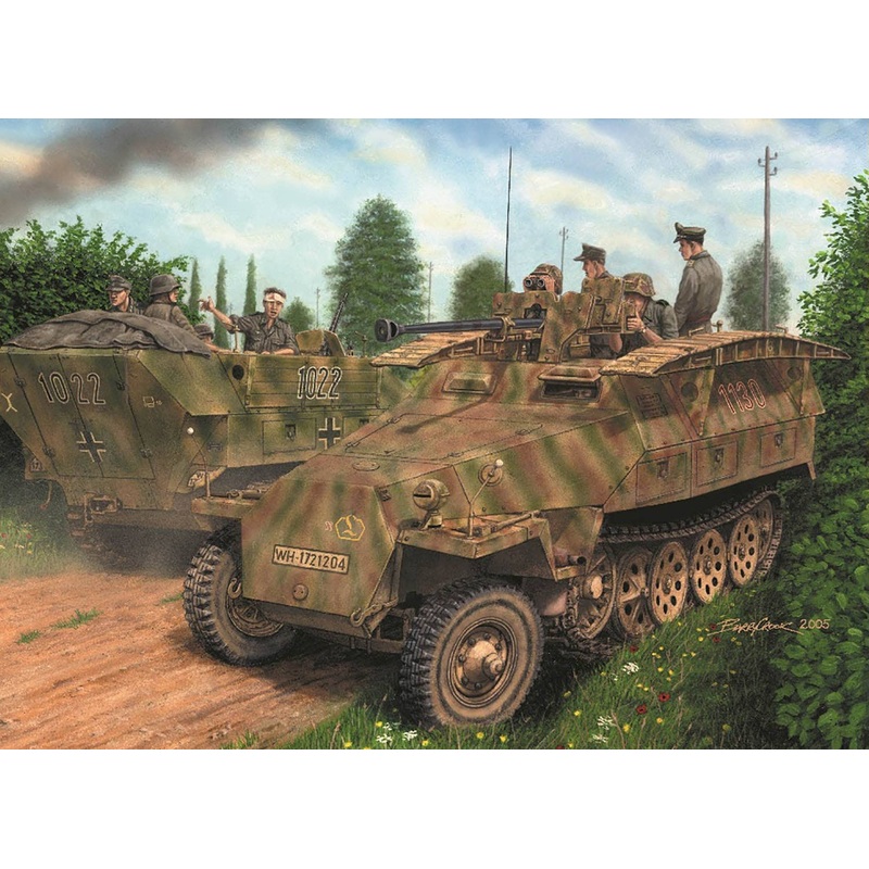 1/35 WW.II German Army Sd.Kfz.251 /7 Ausf.D Armored Engineer Vehicle with EZ Track (3in1)
