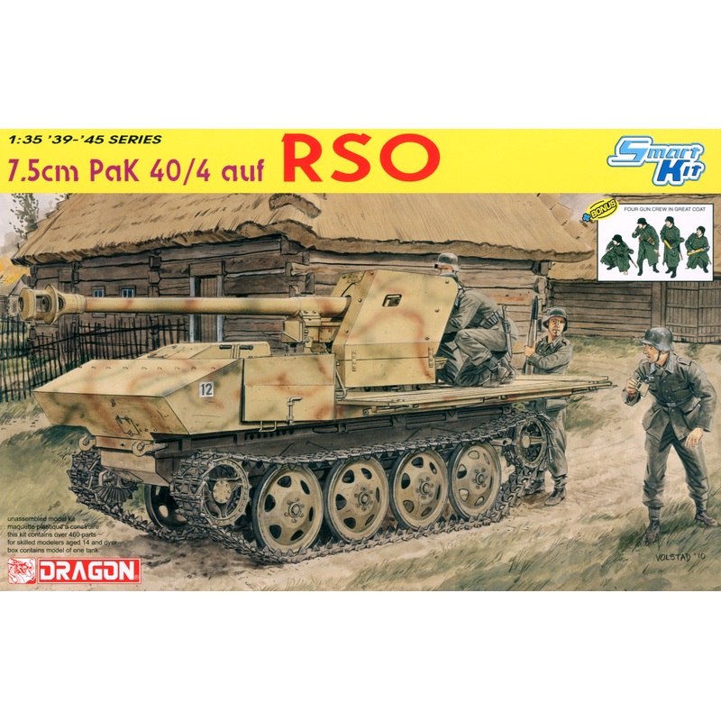 1/35 7.5cm PaK 40/4 auf RSO with Bonus Figure Set Smart Kit