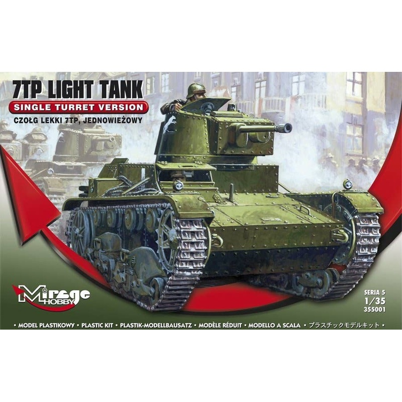 1/35 7TP Light Tank "Single Turret"