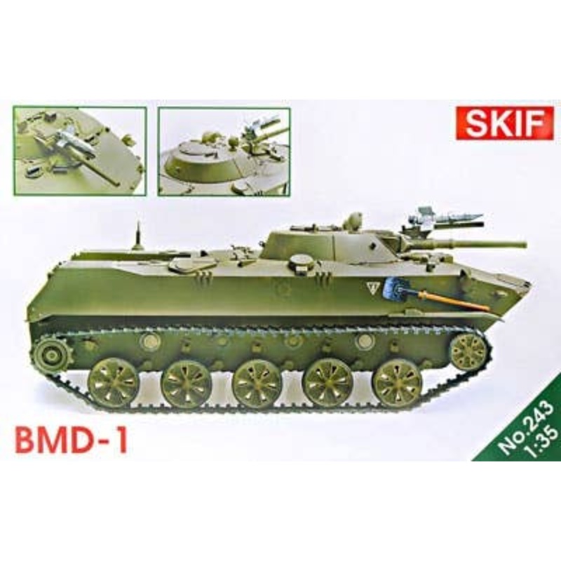 1/35 BMD-1, Updated Kit (New Wheels, Weapon)