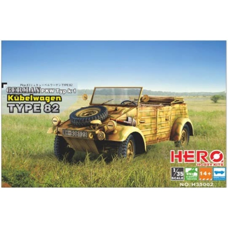 1/35 German Pkw Typ k1 Kubelwagen Type 82