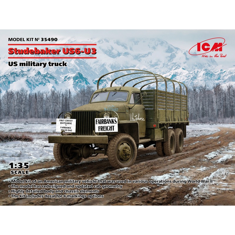 1/35 Studebaker US6-U3 US Military Truck