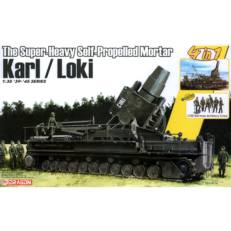 1/35 The Super-Heavy Self-Propelled Mortar Karl / Loki w/ German Artillery Crew