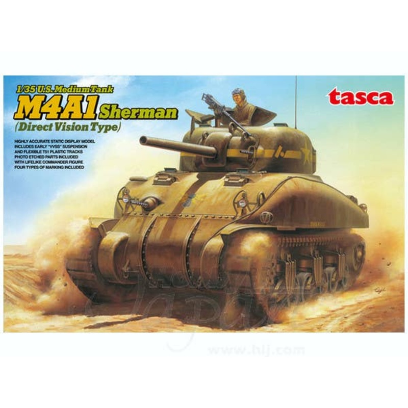 1/35 US Medium Tank M4A1 Sherman (Direct Vision Type)
