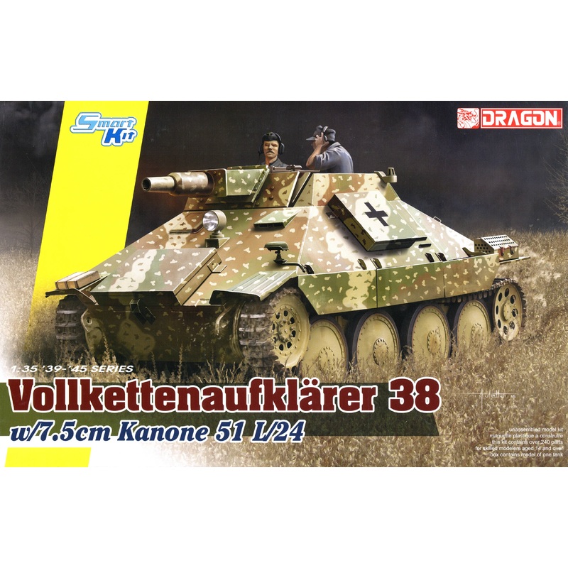 1/35 Vollkettenaufklarer 38 w/75cm Kanone 51 L/24