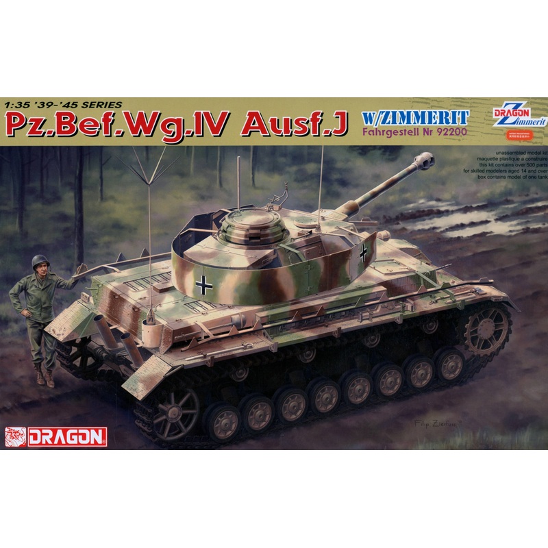 1/35 WW.II Pz.Bef.Wg.IV Ausf.J w/Zimmerit