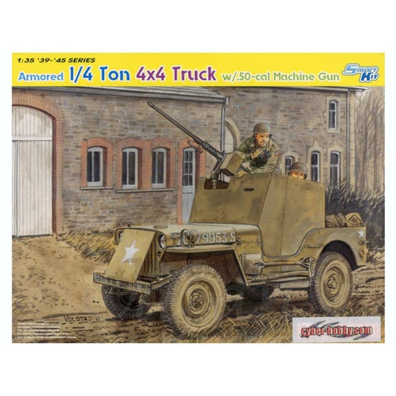 US.Army 1/4t 4x4 Light Armoured Vehicle w/Caliber 50