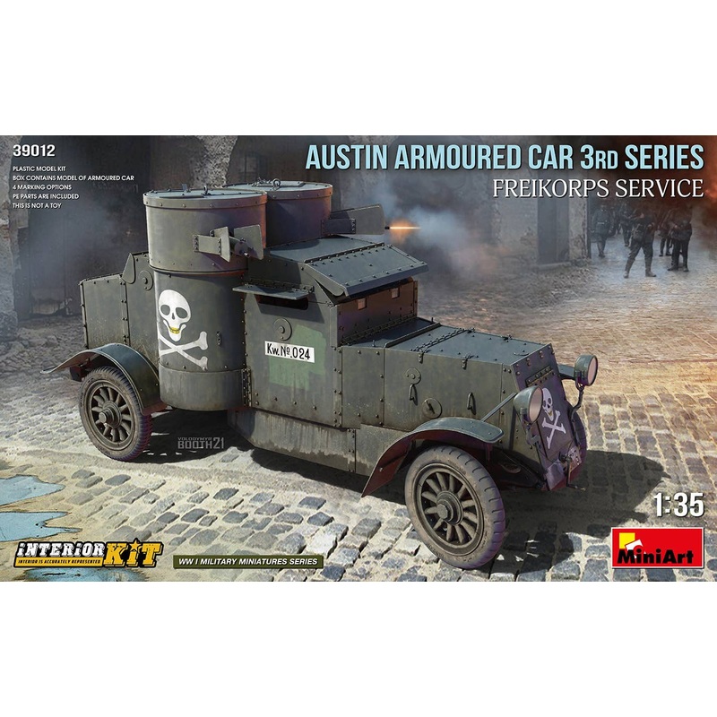 1/35 Austin Armoured Car 3rd Series: Freikorps Service. Interior Kit