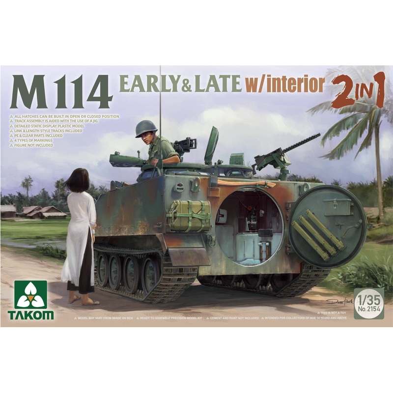 1/35 M114 EARLY & LATE w/interior 2 in 1