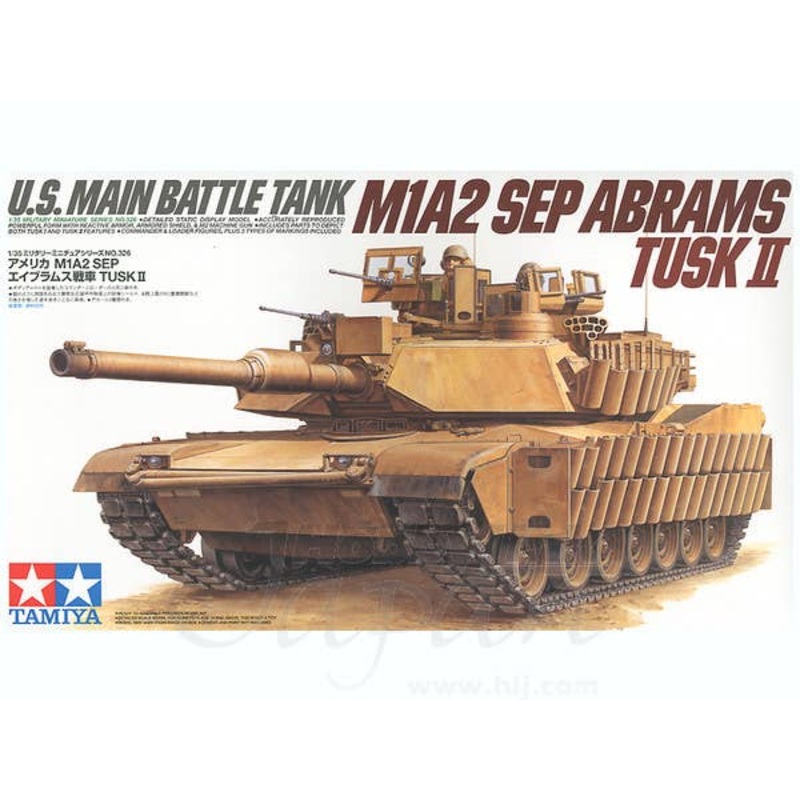 1/35 M1A2 SEP Abrams TUSK I/II