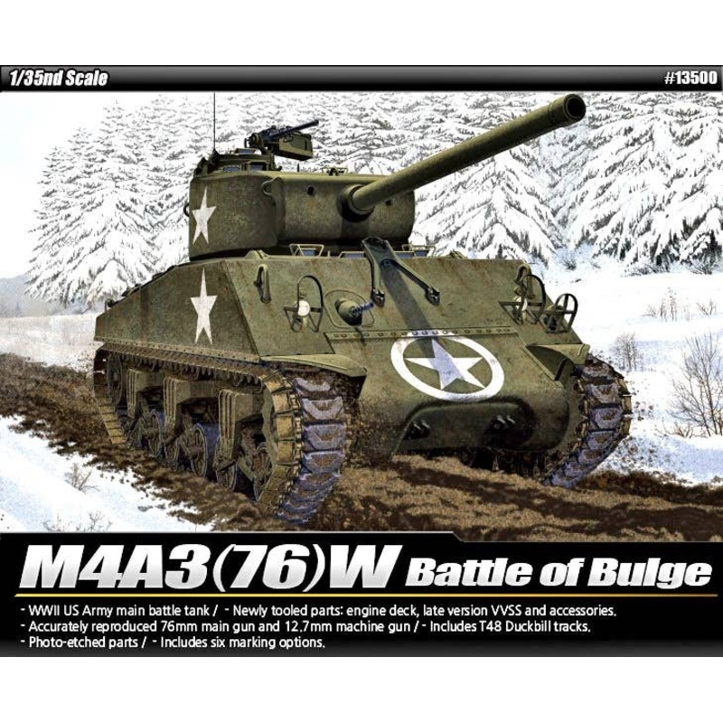 1/35 M4A3 (76)W Sherman Battle of the Bulge