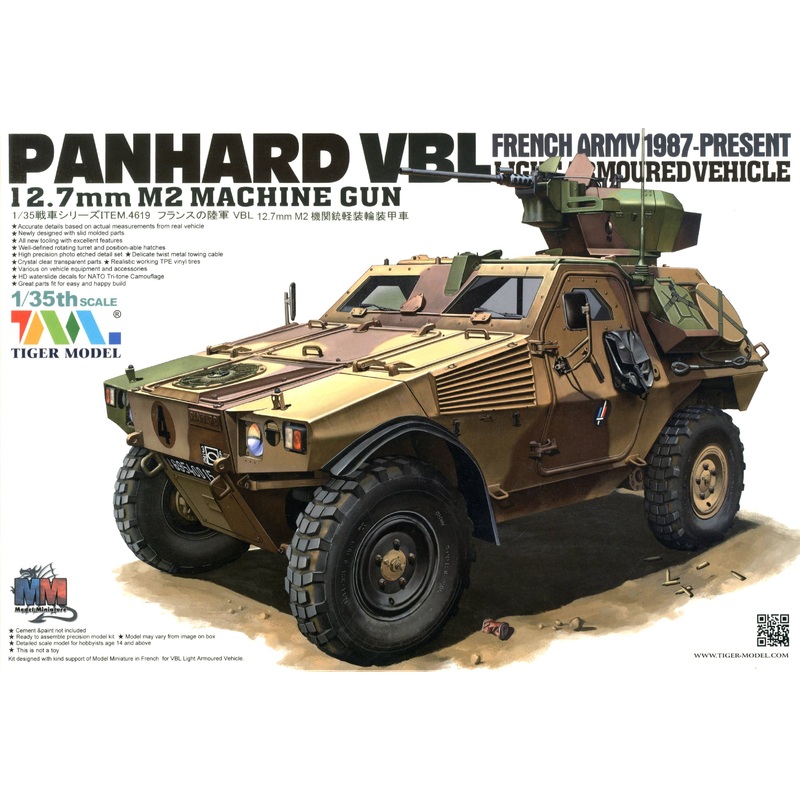 1/35 Panhard VBL 12.7m M2 Machine Gun