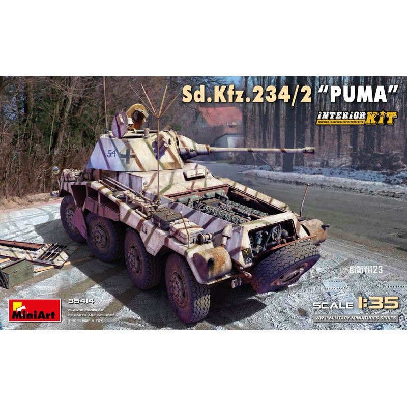 1/35 Sd.Kfz. 234/2 Puma. Interior Kit