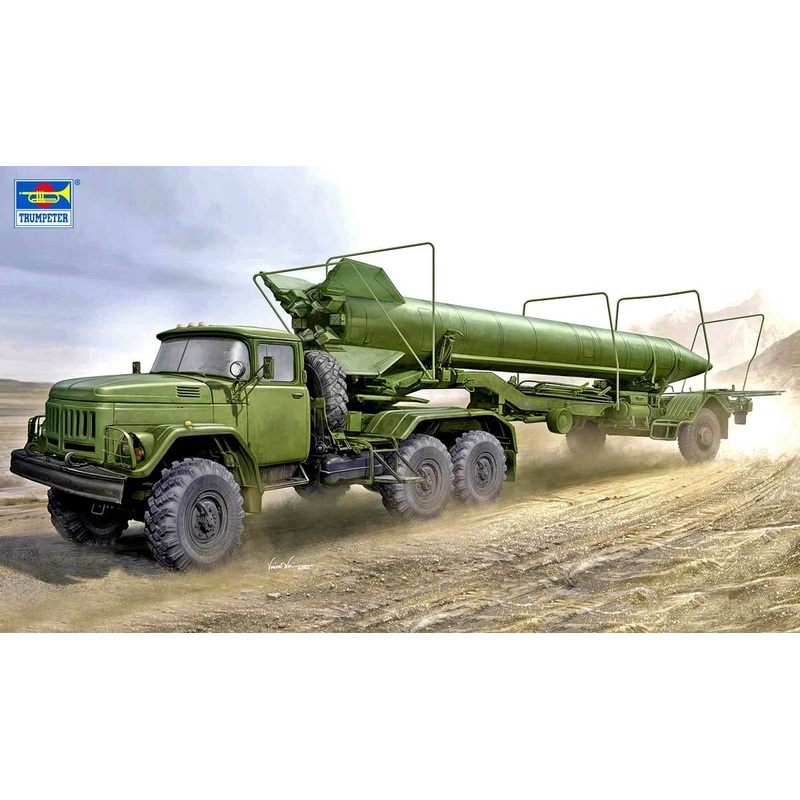 1/35 Soviet Zil-131V tow 2T3M1 Trailer w/8K14 Missile