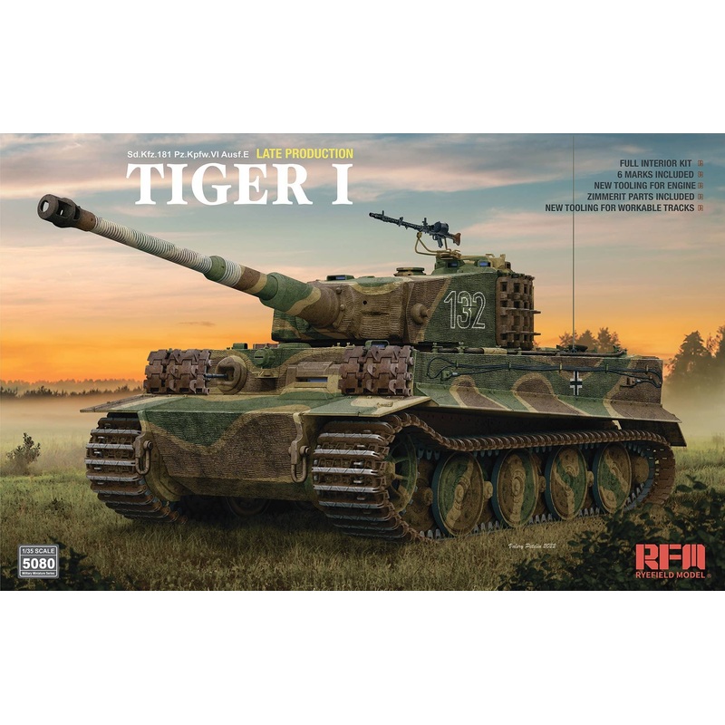 1/35 Tiger I Late Production w/Full interior & Zimmerit