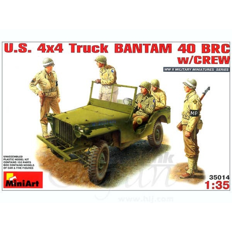 1/35 US 4 x 4 Truck Bantam 40 BRC w/Crew