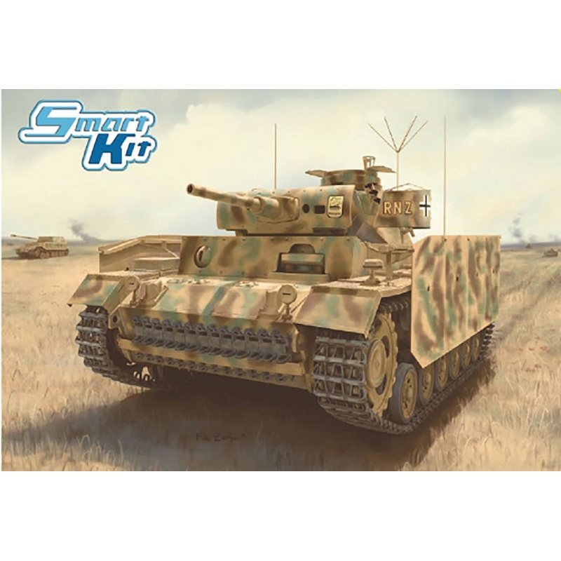 1/35 WWII German Pz.Bef.Wg,Ausf,J III Command Tank Type J with Schurzen Magic Tracks/Aluminum Barrel/Metal Smoke Grenade Discharger Included Luxury Edition