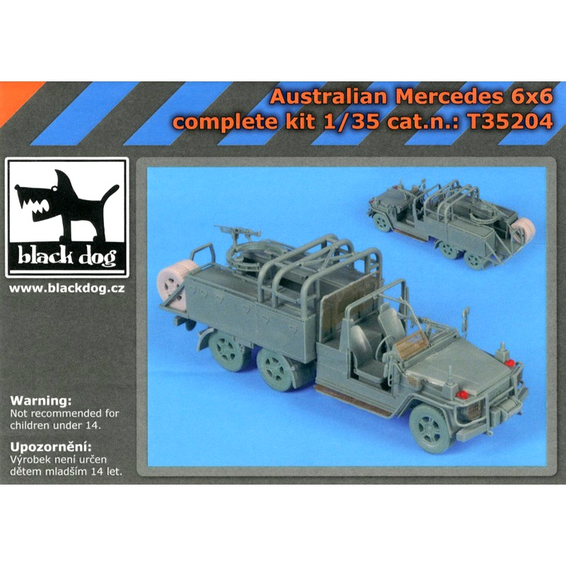 1/35 Australian Mercedes 6x6 Complete Kit