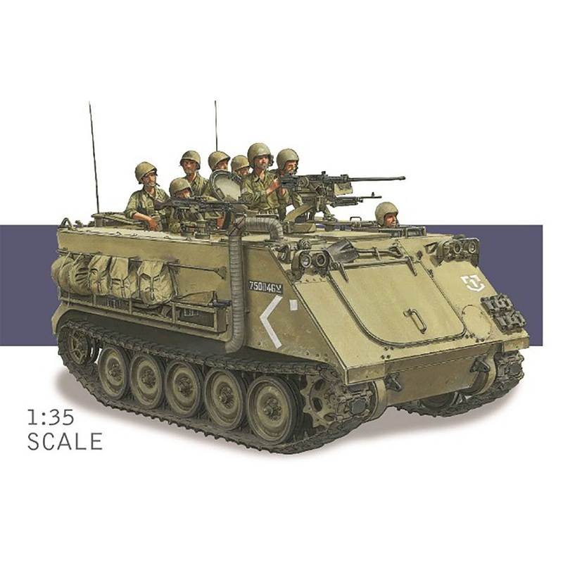 1/35 Israel Defense Forces IDF M113 Armored Personnel Carrier Zelda Yom Kippur War (Yom Kippur War) 1973 Figure included